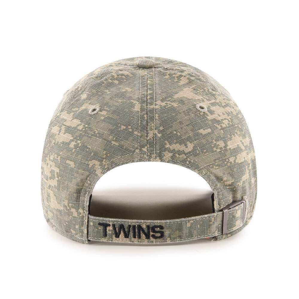 Minnesota Twins 47 Brand Phalanx Clean Up Dad Hat Digital Green Camo