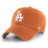 Los Angeles Dodgers Burnt Orange 47 Brand Clean Up Dad Hat