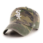 Chicago White Sox 47 Brand Clean Up Dad Hat Washed Camo