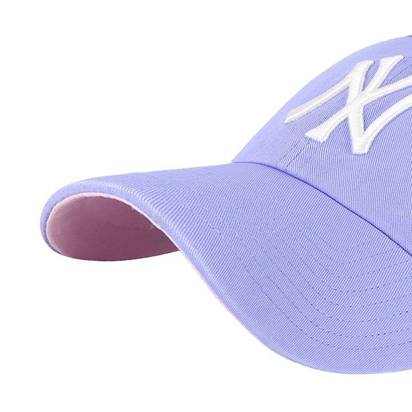 New York Yankees Lavender 47 Brand Ballpark Clean Up Dad Hat
