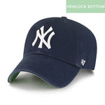 New York Yankees Navy Green 47 Brand Ballpark Clean Up Dad Hat