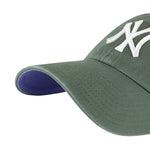 New York Yankees Moss Green 47 Brand Ballpark Clean Up Dad Hat