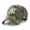 New York Yankees Camo 47 Brand Branson MVP Snapback Hat