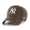 New York Yankees Brown 47 Brand Clean Up Dad Hat