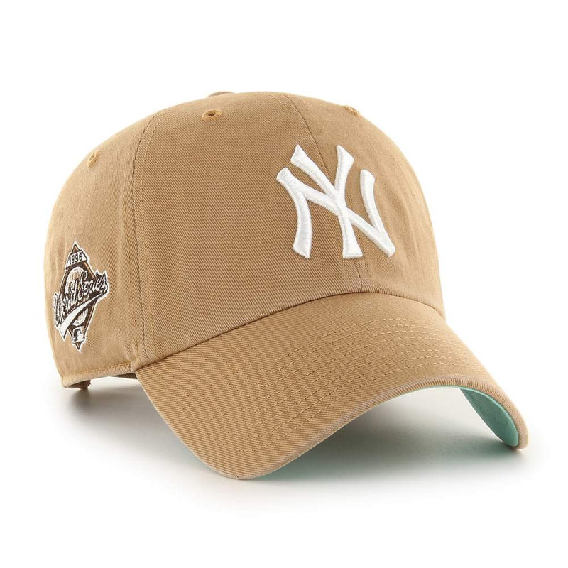 New York Yankees Cooperstown Camel 47 Brand Double Under Clean Up Dad Hat