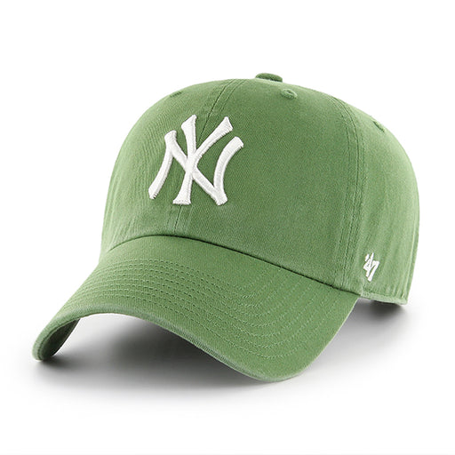New York Yankees Fatigue Green 47 Brand Clean Up Dad Hat