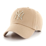 New York Yankees Khaki on Khaki 47 Brand Clean Up Dad Hat