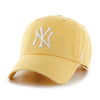 New York Yankees Maize Yellow 47 Brand Clean Up Dad Hat