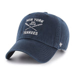 New York Yankees Navy 47 Brand Axis Clean Up Dad Hat