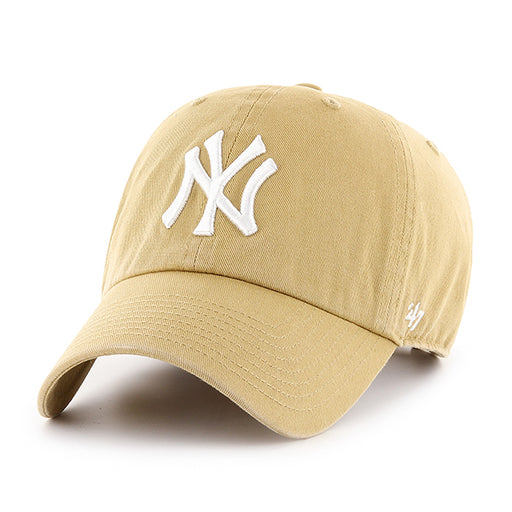 New York Yankees Old Gold 47 Brand Clean Up Dad Hat