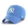 New York Yankees Periwinkle Blue 47 Brand Clean Up Dad Hat