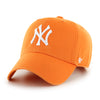 New York Yankees Vibrant Orange 47 Brand Clean Up Dad Hat
