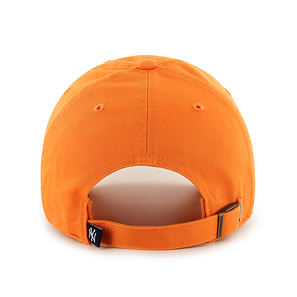 New York Yankees Vibrant Orange 47 Brand Clean Up Dad Hat