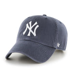 New York Yankees Vintage Navy 47 Brand Clean Up Dad Hat
