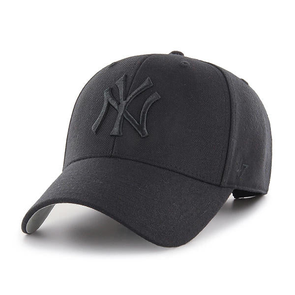 New York Yankees Black on Black 47 Brand MVP Hat