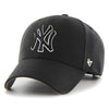 New York Yankees Black White Outline 47 Brand MVP Hat