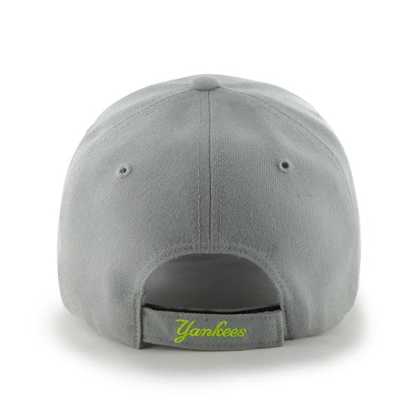 New York Yankees Gray Neon Green 47 Brand MVP Hat