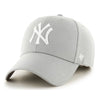 New York Yankees Gray White 47 Brand MVP Hat