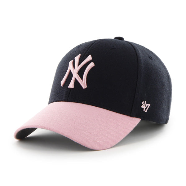 New York Yankees Navy Pink 47 Brand MVP Hat