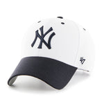 New York Yankees White Navy 47 Brand Audible MVP Hat