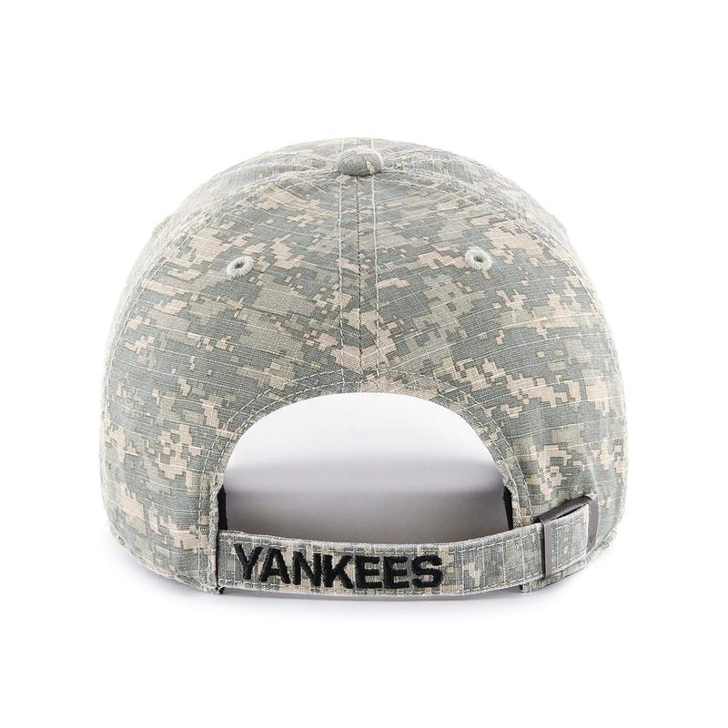 New York Yankees Digital Green Camo 47 Brand Phalanx Clean Up Dad Hat