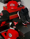 Brooklyn Nets Mitchell & Ness Snapback Hat for Jordan 11 Retro Playoffs Bred