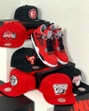 New York Knicks Mitchell & Ness Snapback Hat for Jordan 4 Retro Toro Bravo